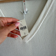 Load image into Gallery viewer, Anthropologie Daily Practice Twofer V-Neck Midi Dress White Blue M NWT