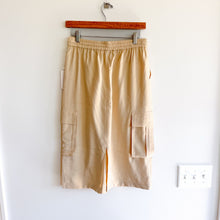 Load image into Gallery viewer, Nordstrom High Rise Drawcord Waist Casual Cargo Pants Beige Burnt XS NWT