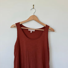 Load image into Gallery viewer, Philosophy Cotton Asymmetrical Dress Rust M