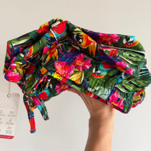 Load image into Gallery viewer, Bums & Roses Parrot-ise Found Collar Shirt & Short Set Red L NWT
