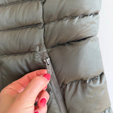 Load image into Gallery viewer, Lululemon Brace The Cold Zip Up Puffer Vest Gray Sage 6