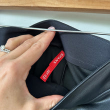 Load image into Gallery viewer, Spanx Leather-Like Pull On High Rise Cropped Pants Black XL