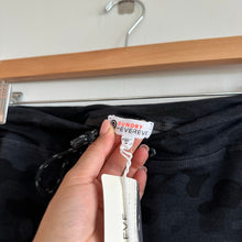 Load image into Gallery viewer, Sundry by Evereve Saturday Terry Cloth Skirt Black Camo L NWT