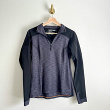 Load image into Gallery viewer, 5.11 Tactical 1/4 Zip Mixed Media Long Sleeve Pullover Gray/Black S