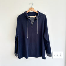 Load image into Gallery viewer, Vintage Christopher & Banks Pullover Sweatshirt Navy Blue L