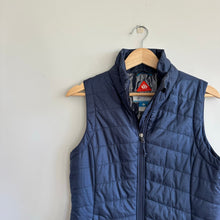 Load image into Gallery viewer, Columbia Quilted Insulated Zip Up Vest Navy S