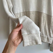Load image into Gallery viewer, Beyond Yoga Cross Paths Loose Fit Pullover Sweatshirt Cream L