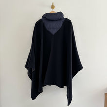 Load image into Gallery viewer, Chloé Quilted Shell-Paneled Wool-Blend Poncho Coat