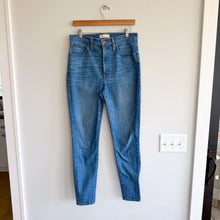 Load image into Gallery viewer, Madewell 11" High Rise Denim Skinny Jeans Maricopa Blue 29