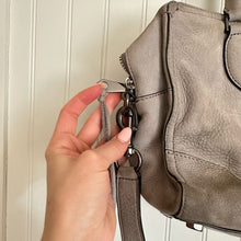 Load image into Gallery viewer, Rebecca Minkoff Leather Satchel Crossbody Bag Taupe