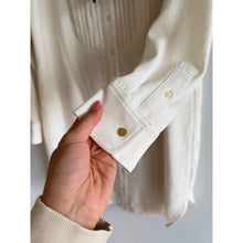 Load image into Gallery viewer, Lauren Ralph Lauren Georgette Tie Neck Casual Mini Shirt Dress White 8