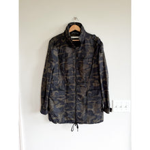 Load image into Gallery viewer, Blanc Noir Mastermind Camouflage Zip Up Anorak Jacket Black L