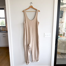 Load image into Gallery viewer, Jackson Rowe Jane Sleeveless Scoop Neck Straight Leg Overall Cream L