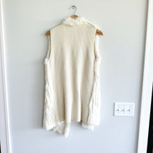 Load image into Gallery viewer, Diane Von Furstenberg Denver Rabbit Fur Cashmere Blend Sweater Vest M