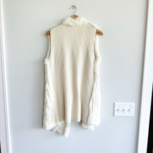 Load image into Gallery viewer, Diane Von Furstenberg Denver Rabbit Fur Cashmere Blend Sweater Vest M