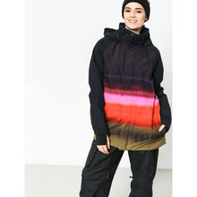 Load image into Gallery viewer, Volcom Leda Gore-Tex Colorblock Zip Up Hooded Winter Jacket Black Red L