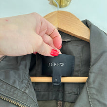 Load image into Gallery viewer, J. Crew The Downtown Field Zip Up Military Jacket Olive S