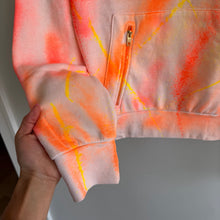 Load image into Gallery viewer, Aviator Nation Rare Artist Collection Ninja Tie Dye Hoodie Sweatshirt Orange L