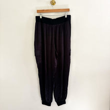 Load image into Gallery viewer, Boston Proper Charmeuse Cargo Satin Set Black L