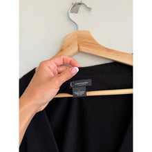 Load image into Gallery viewer, C by Bloomingdales 2-Ply Cashmere Button-Front V-Neck Cardigan Sweater Black L