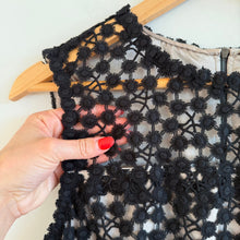 Load image into Gallery viewer, Elie Tahari Ophelia Lace Fit & Flare Sleeveless Dress Black 10 NWT