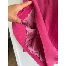 Load image into Gallery viewer, Fairway & Greene Baruffa Merino 1/4 Zip Long Sleeve Windsweater Pink XL
