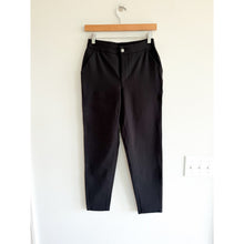 Load image into Gallery viewer, Lululemon City Trek II 28" Mid Rise Flat Front Trouser Pants Black 4 NWT