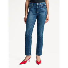 Load image into Gallery viewer, Paige Soleil Cindy High Rise Denim Straight Leg Jeans Blue 31