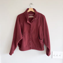 Load image into Gallery viewer, Outdoor Voices RecFleece Snap Midlayer Dolman Sleeve Jacket Red XS