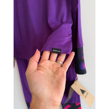 Load image into Gallery viewer, Burton Merino Wool Long Sleeve Crew Neck Base Layer Set Purple 5 NWT