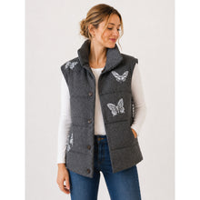 Load image into Gallery viewer, Seven Lab NYC Cashmere-Wool Butterfly Embroidered Vest