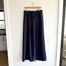 Load image into Gallery viewer, Spanx Air Essentials High Rise Full Length Stretch Wide Leg Pants Navy XL