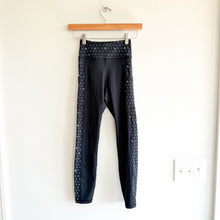 Load image into Gallery viewer, Roller Rabbit Sporty Hearts Vega High Rise Activewear Leggings Black XS NWT