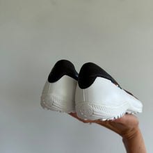 Load image into Gallery viewer, Royal Albartross Chelsea Leather Kiltie Fringe Saddle Golf Loafer Shoes White 8