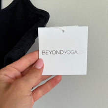 Load image into Gallery viewer, Beyond Yoga Spacedye Slim Racerback Activewear Sports Bra Darkest Night L NWT