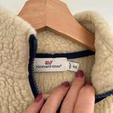 Load image into Gallery viewer, Vineyard Vines Heritage Sherpa 1/2-Zip in Camel XXS