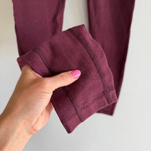 Load image into Gallery viewer, Lululemon Wunder Under Pant (Stripes) *Cotton Heathered Wine Berry 6