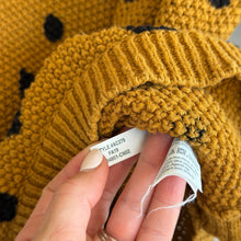 Load image into Gallery viewer, Madewell Painted Spots Pull Over Crew Neckline Long Sleeve Sweater Brown XXS