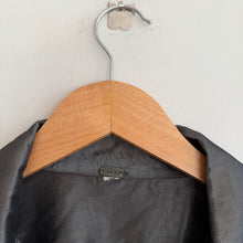 Load image into Gallery viewer, Dosa Silk Long Sleeve Collared Chest Pockets Button Up Shirt Gray