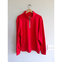 Load image into Gallery viewer, Fairway & Greene Caves Mock Neck Quarter-Zip Pullover Sweatshirt Red XL