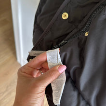 Load image into Gallery viewer, J. Crew Wintress Faux-Fur Hood Mid Length Outdoor Puffer Coat Black XS