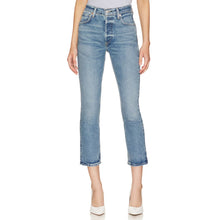 Load image into Gallery viewer, Citizens of Humanity Charlotte High Rise Denim Crop Jeans Blue 30