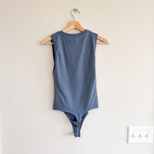 Load image into Gallery viewer, Abercrombie & Fitch Soft A&F Collection Sleeveless Crew Neck Bodysuit Blue S