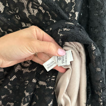 Load image into Gallery viewer, Diane Von Furtenberg Colleen 3/4 Sleeve Lace Mini Dress Black 4