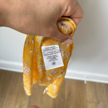 Load image into Gallery viewer, Sabina Musayev Donolita Sleeveless Floral Pleated Halter Maxi Dress Yellow M NWT