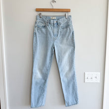 Load image into Gallery viewer, Madewell The Perfect Vintage Denim High Rise Straight Leg Jeans Blue 27