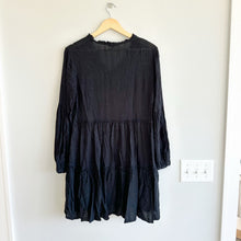 Load image into Gallery viewer, Rails Everly Flowy Tiered Skirt Long Sleeve Mini Dress Black S
