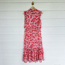 Load image into Gallery viewer, Laundry By Shelli Segal Floral Print Sleeveless Ruffles Casual Maxi Dress Red 10