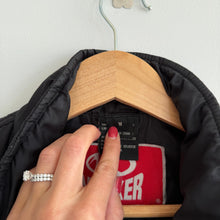 Load image into Gallery viewer, Marker Zip Up Quilted Moto Utility Jacket Black M