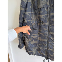 Load image into Gallery viewer, Blanc Noir Mastermind Camouflage Zip Up Anorak Jacket Black L